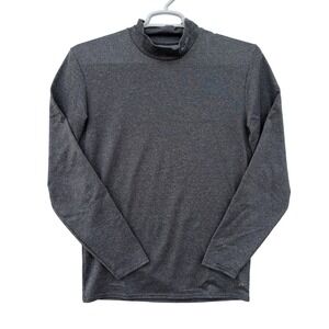 C9 Champion Duo Dry Shirt Mens XL Gray Mock Neck Long Sleeve Performance Top